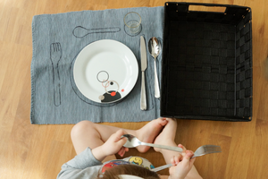 Montessori table setting