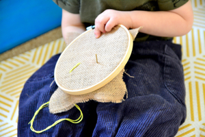 How to teach a child to sew according to Montessori?